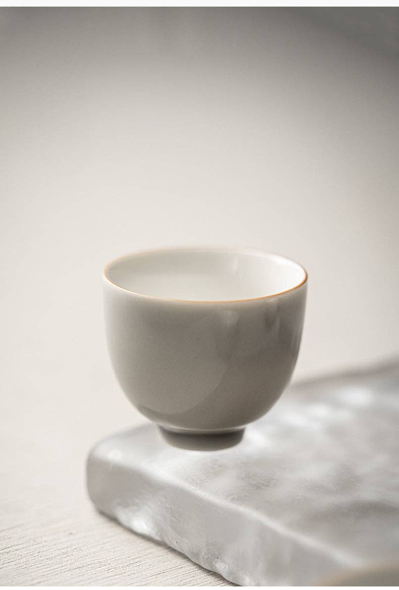 Gohobi （We cover U.S. import duties） - Vendita all'ingrosso Tazza da tè/caffè - Tazza da tè Gohobi, fatta a mano, colore: grigio ghiaccio19