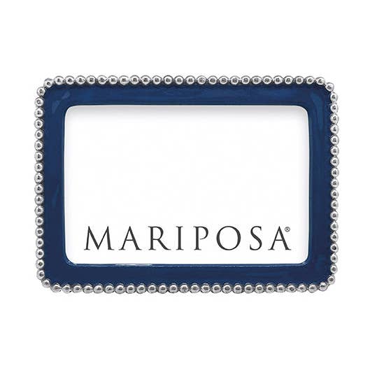 Mariposa - Vente Cadres photos - Cadre bleu perlé 4x60