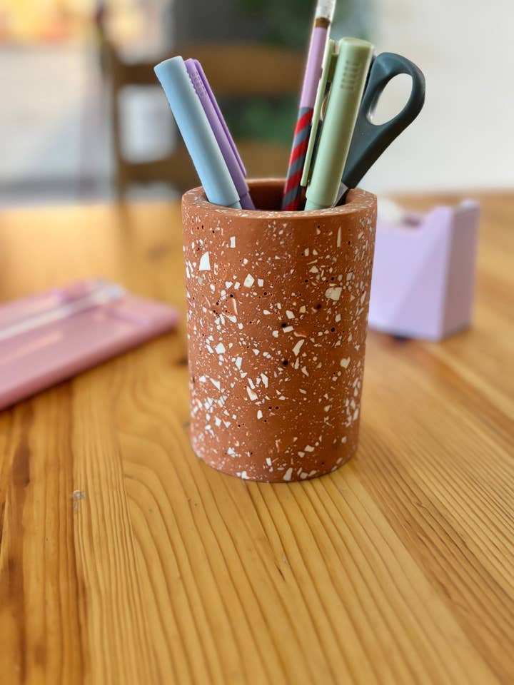 Penholder / tandbørsteholder Terracotta for engroshandel hos Kookie