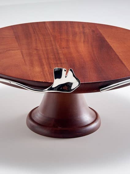 Ginkgo Cake Stand for wholesale by Mary Jurek Design Inc