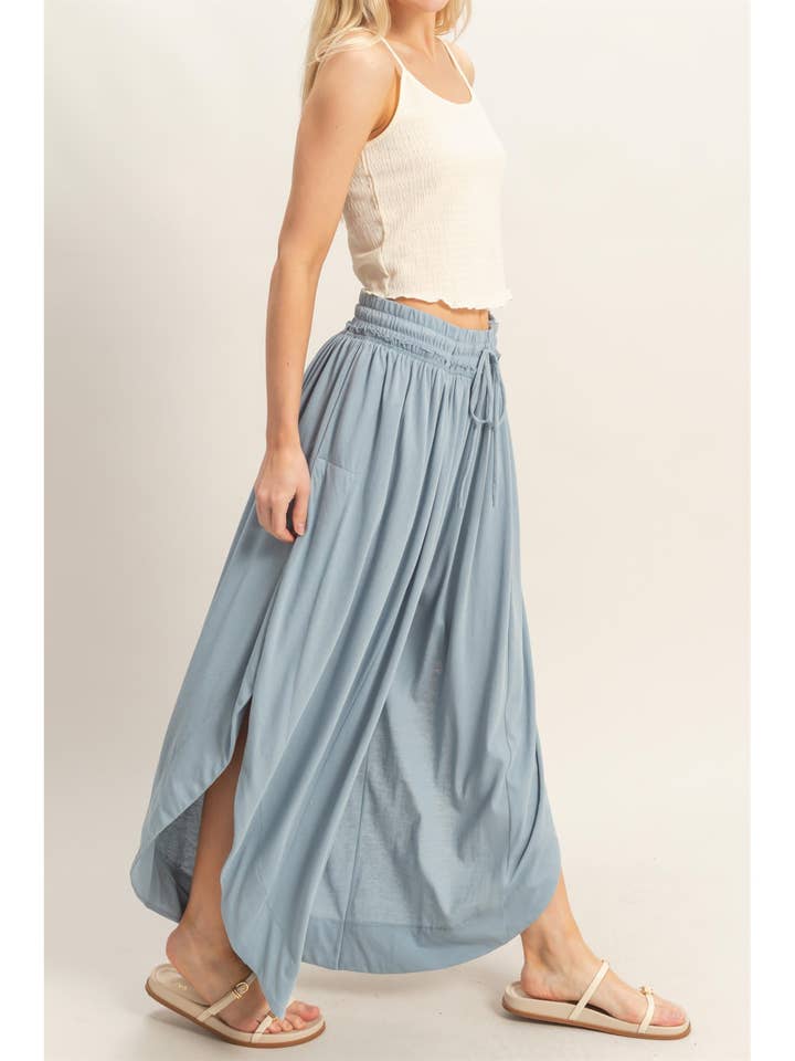 Tulip Hem Wide-Leg Pants for wholesale by HYFVE