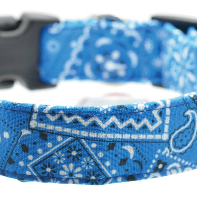 Blue Bandana Collar for wholesale by Dog Collar World