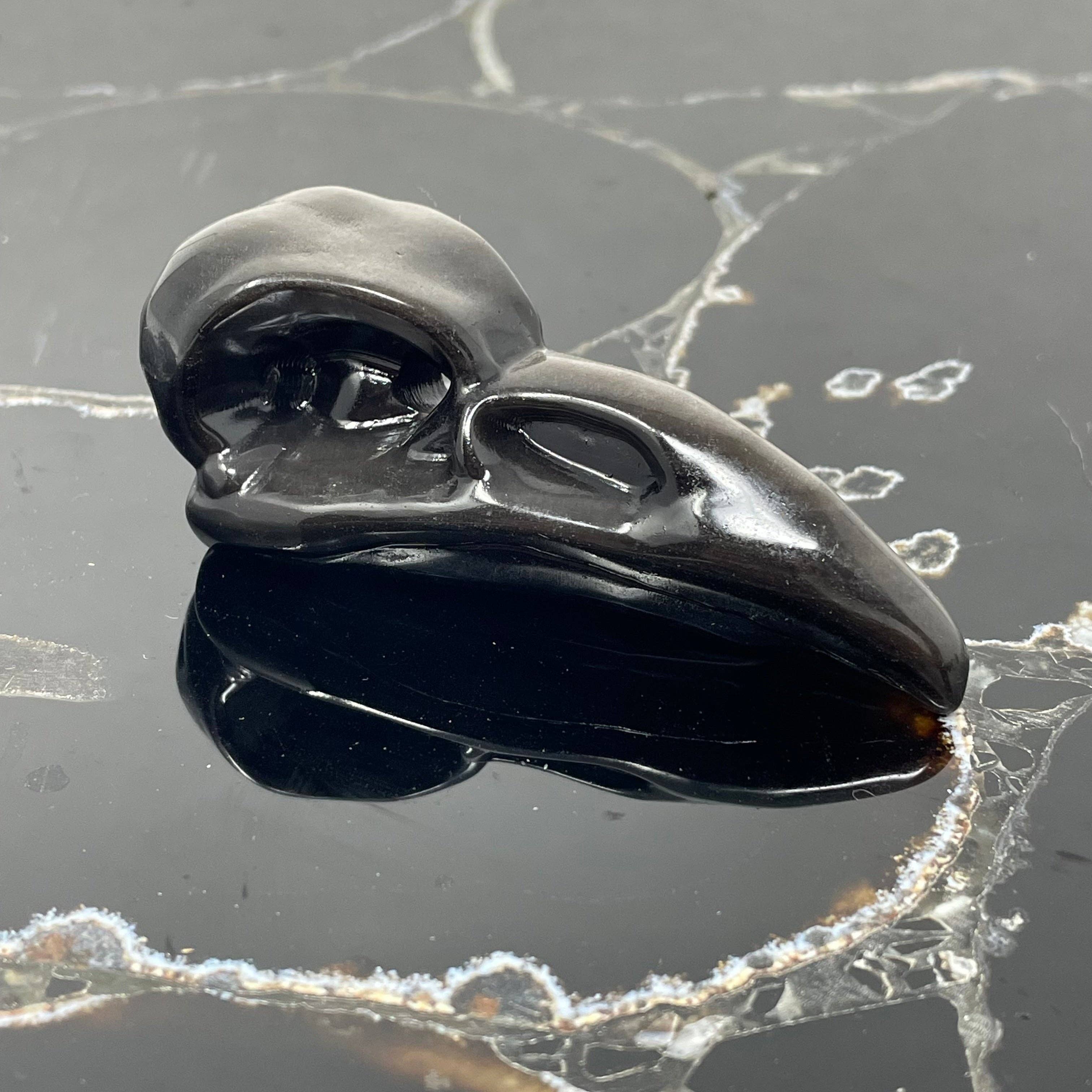 The Crystal Tabby - Wholesale Spiritual Stone/Crystal - Silver Sheen Obsidian Raven1