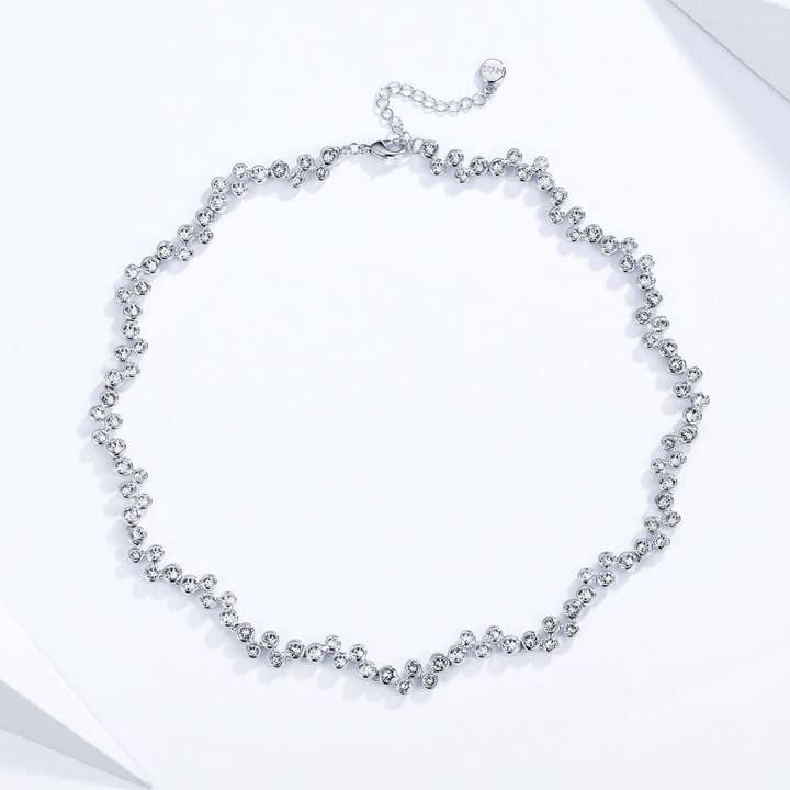 My Jewellery Story - Wholesale Link & Chain Necklace - Fidelity Necklace with Rhodium Plated Bridal