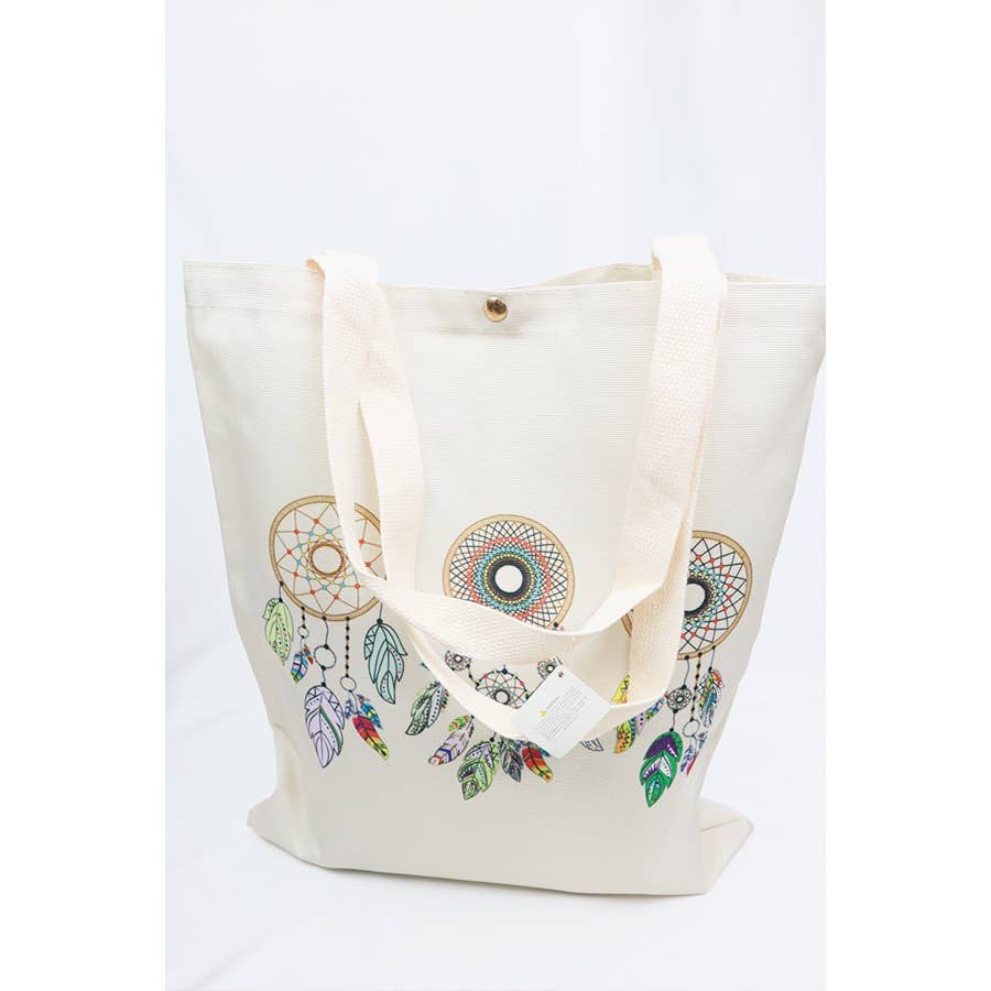 Love and Repeat - Wholesale Tote Bag - Women's - Dream Catcher Print Tote Bag1