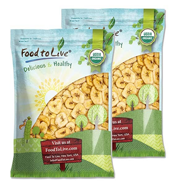 Food To Live - Wholesale Dried/Dehydrated Fruit - Organic Banana Chips – Sweetened, Unsulfured, Non-GMO, Vegan4