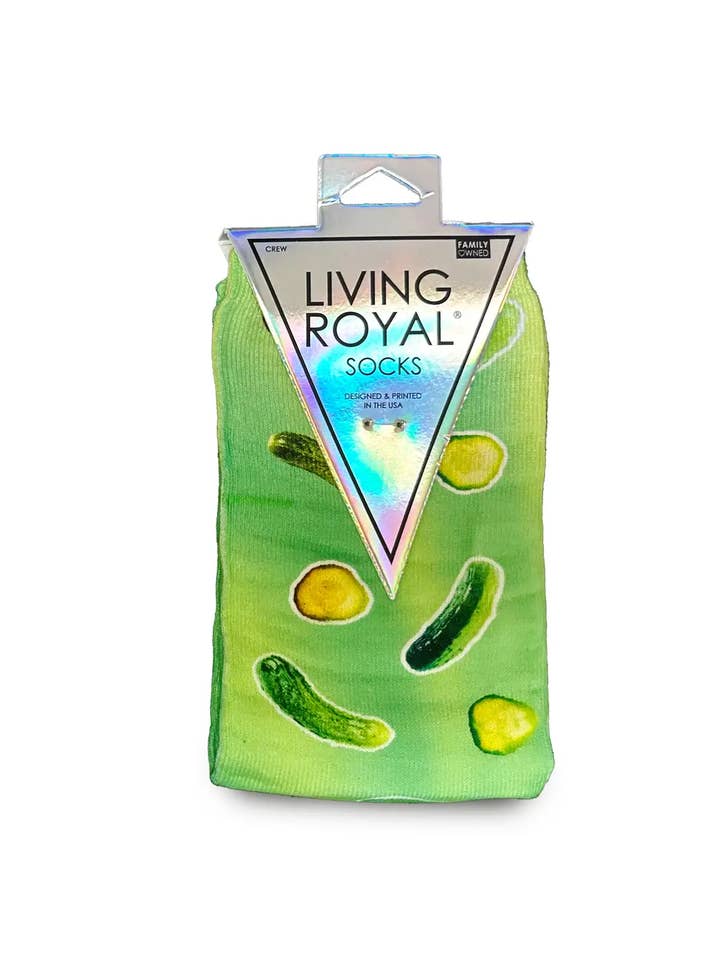 Living Royal - Wholesale Socks - Unisex - Novelty Graphic Crew Socks - Kitty Cat Breeds - Peach