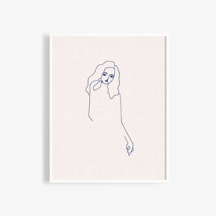 Thoughtful Art Print for wholesale by Candace Wiant Art