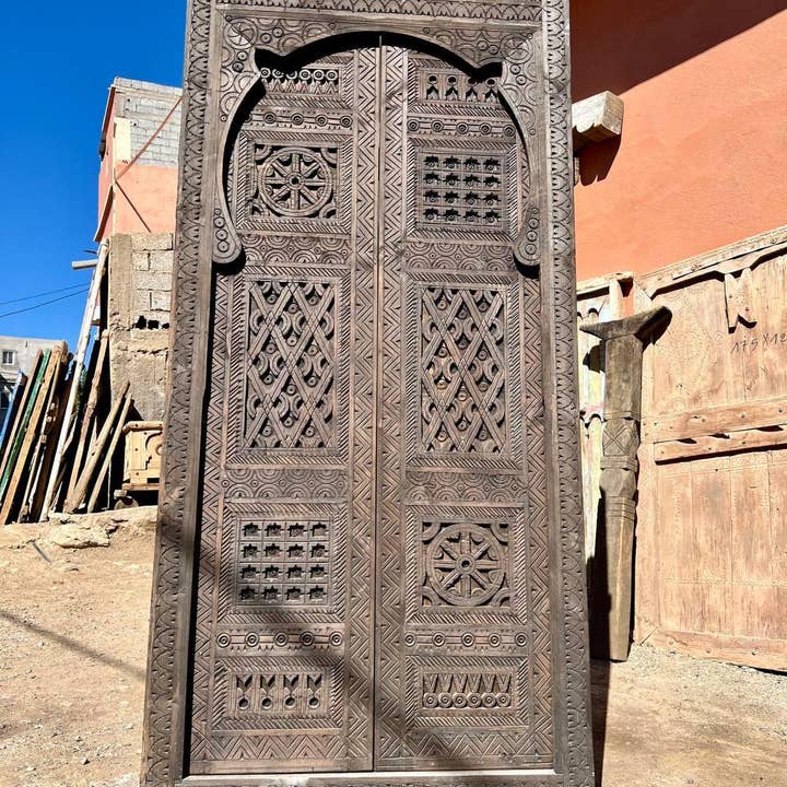 Vintage Moroccan Double Door for wholesale by Atlasmusecrafts LLC