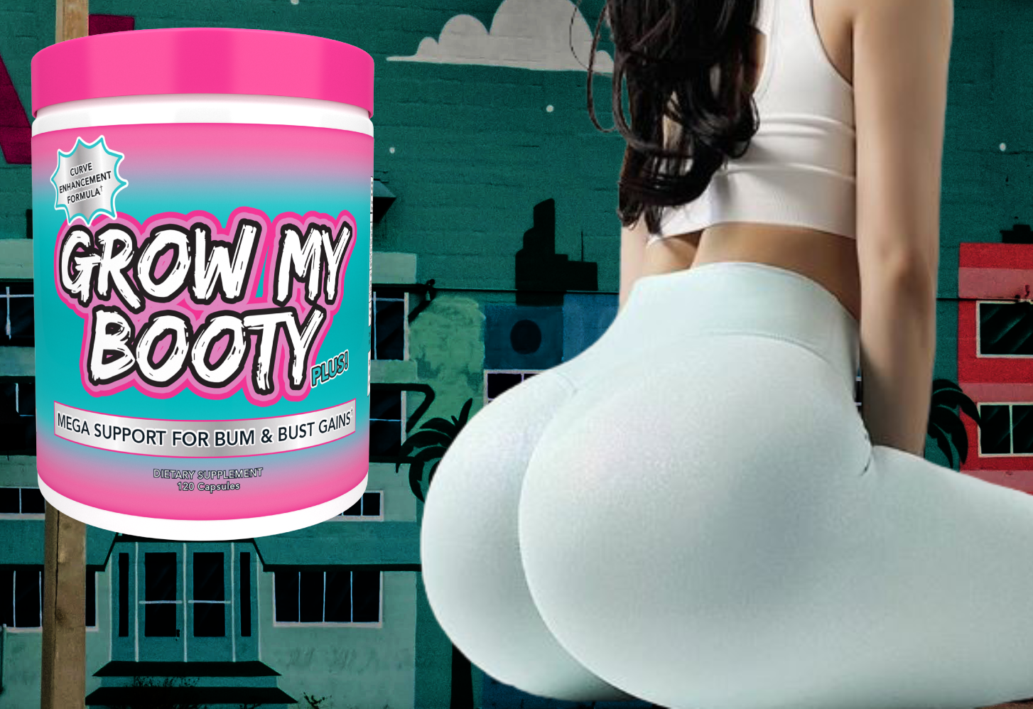 Spazmatic Supplements - Vente Supplément oral/vitamine - Pilules pour améliorer le butin Grow My Booty Plus - Mega Booty6
