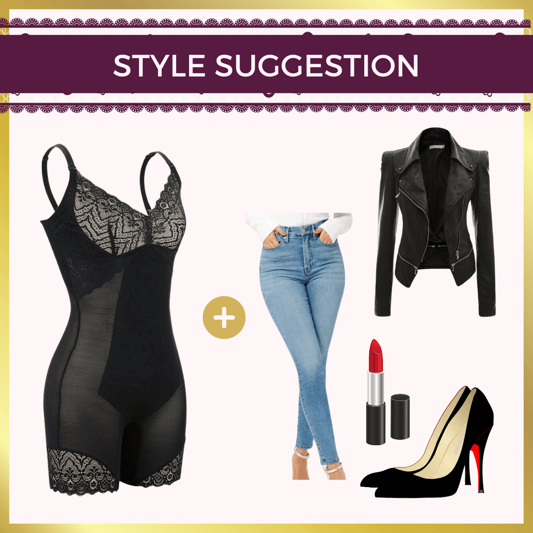 Trophy ShapeWear – wholesale Shapewear – Women's – Medium Compression Lace Bodysuit Shapewear 18