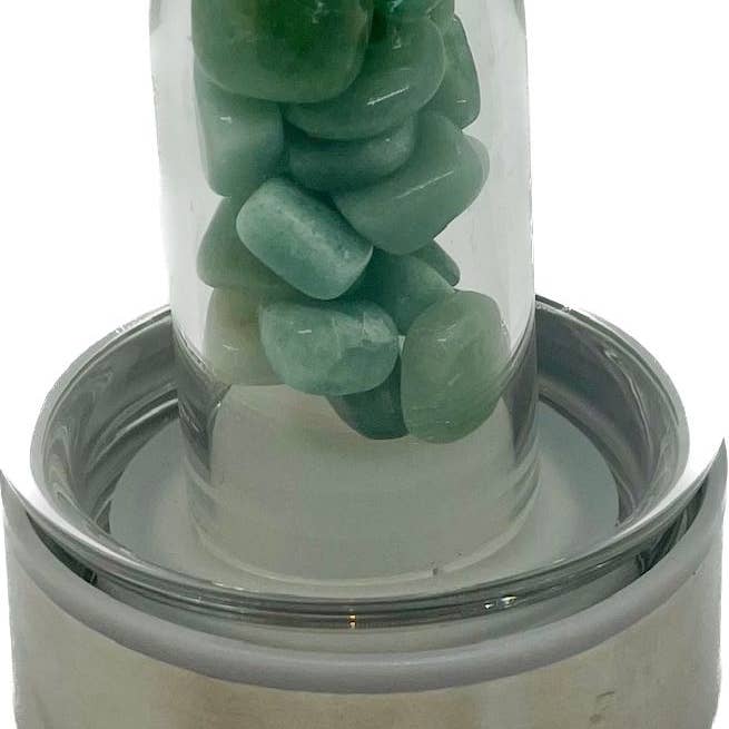 chakra-chic.com - Wholesale Water Bottle - Crystal Elixir Gemstone Water Bottle 16 oz with Carry Strap10