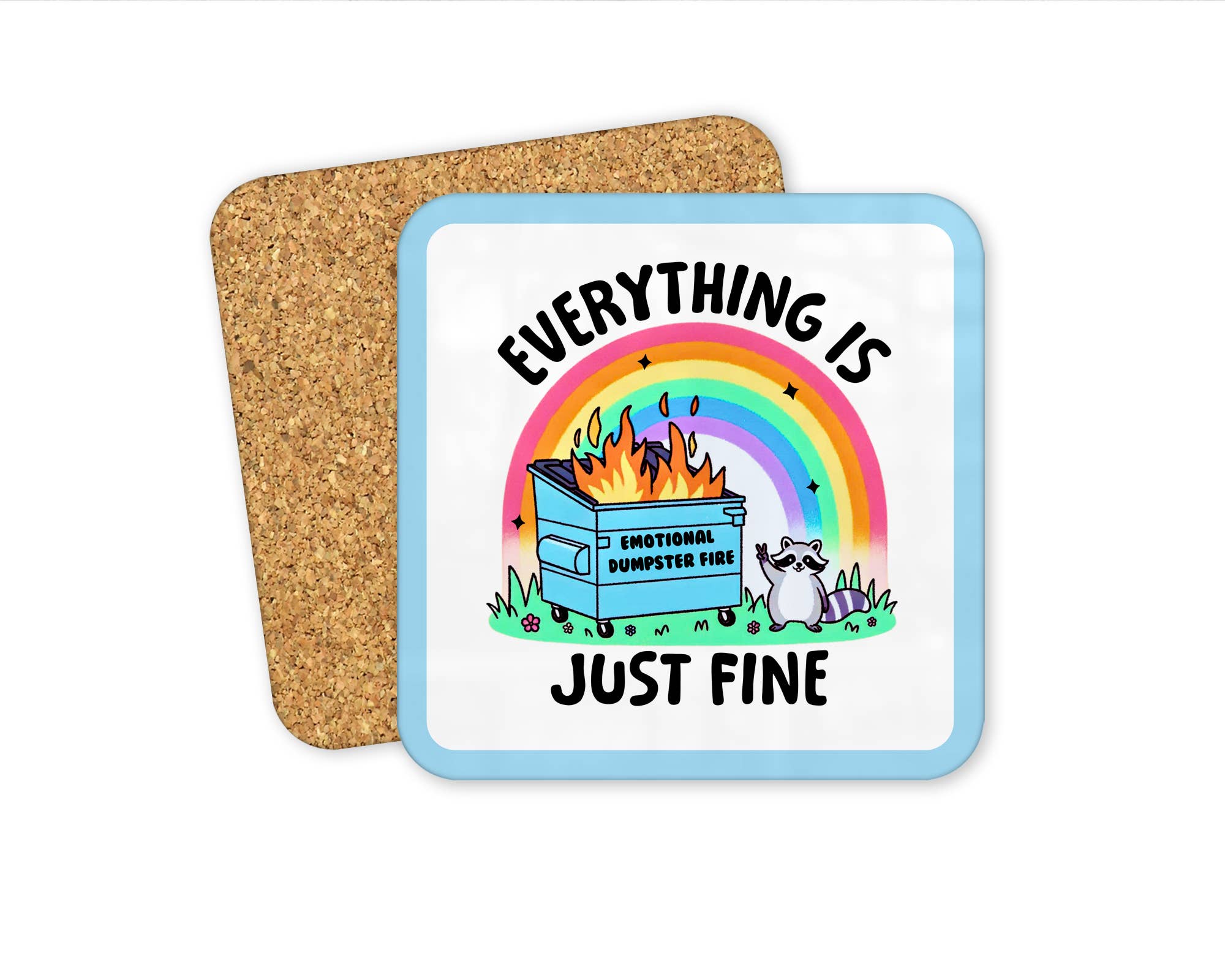 Sunshine & Lemons Co. - Wholesale Coasters - Everything Is Just Fine Coaster0