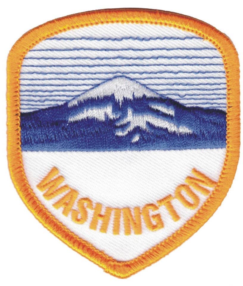 Happy Wood Products - Wholesale Patch - WASHINGTON Mountain Souvenir Patch - 33533