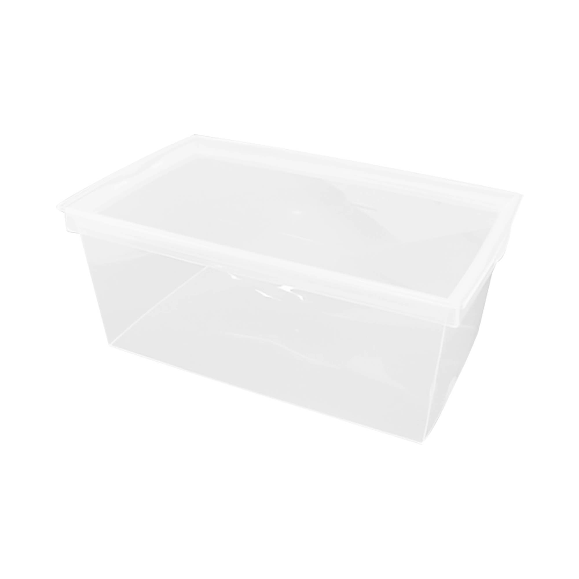 Superio Brand - Wholesale Storage Bin - Shoe Box, Clear Storage Container, Shoe Box Size with Lid-CS