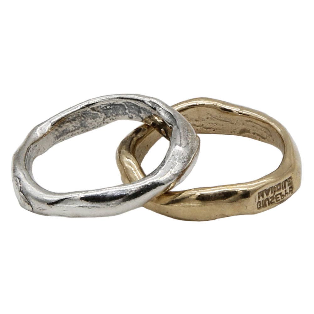 Mandile Gioielli – Engroshandel Båndring – Unisex ringe i 925 sølv og bronze (AR096)2