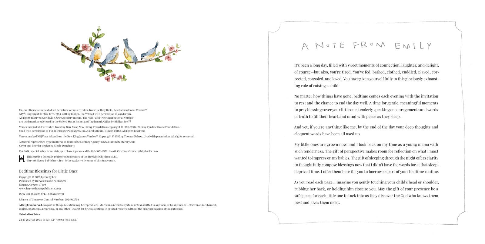 Harvest House Publishers Gift & Specialty Books - Wholesale Baby & Toddler Book (0-2) - Bedtime Blessings for Little Ones2