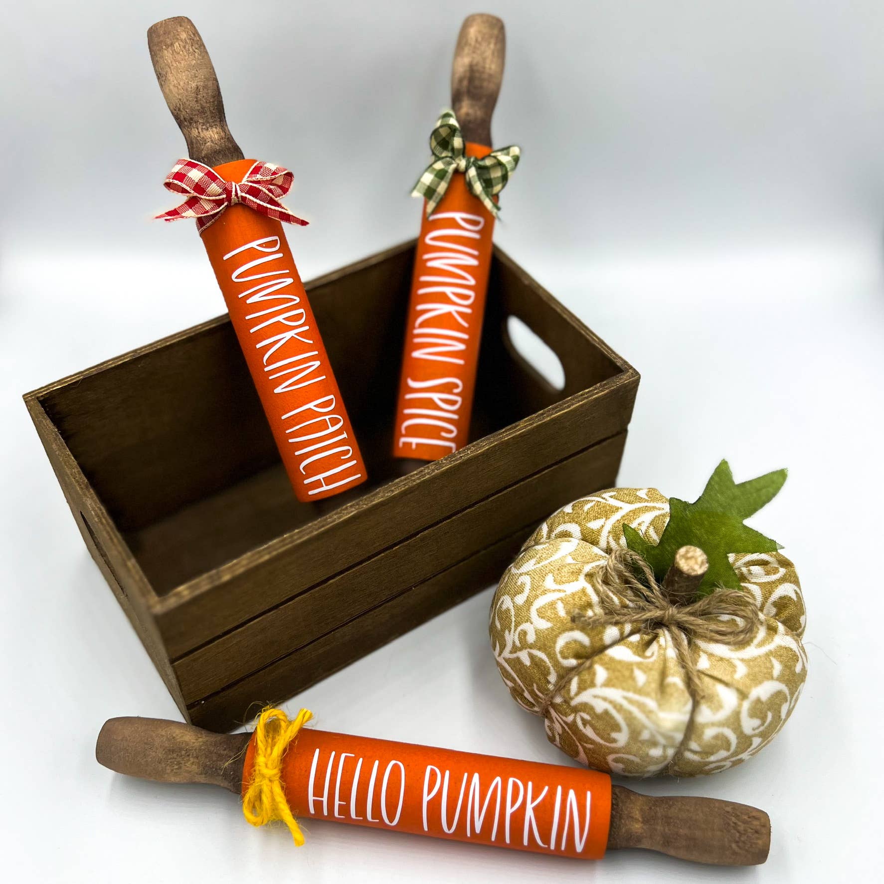 Ruaille Buaille Co - Vendita all'ingrosso Decorazioni da tavolo - Decorazioni autunnali | Vassoio a più livelli per l'autunno | Decorazioni per la casa1