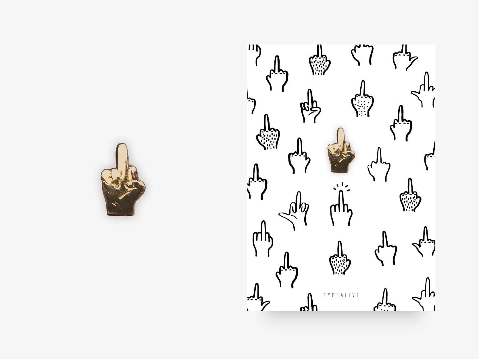 typealive - Wholesale Lapel Pin/Button - Pin /f*&k You1