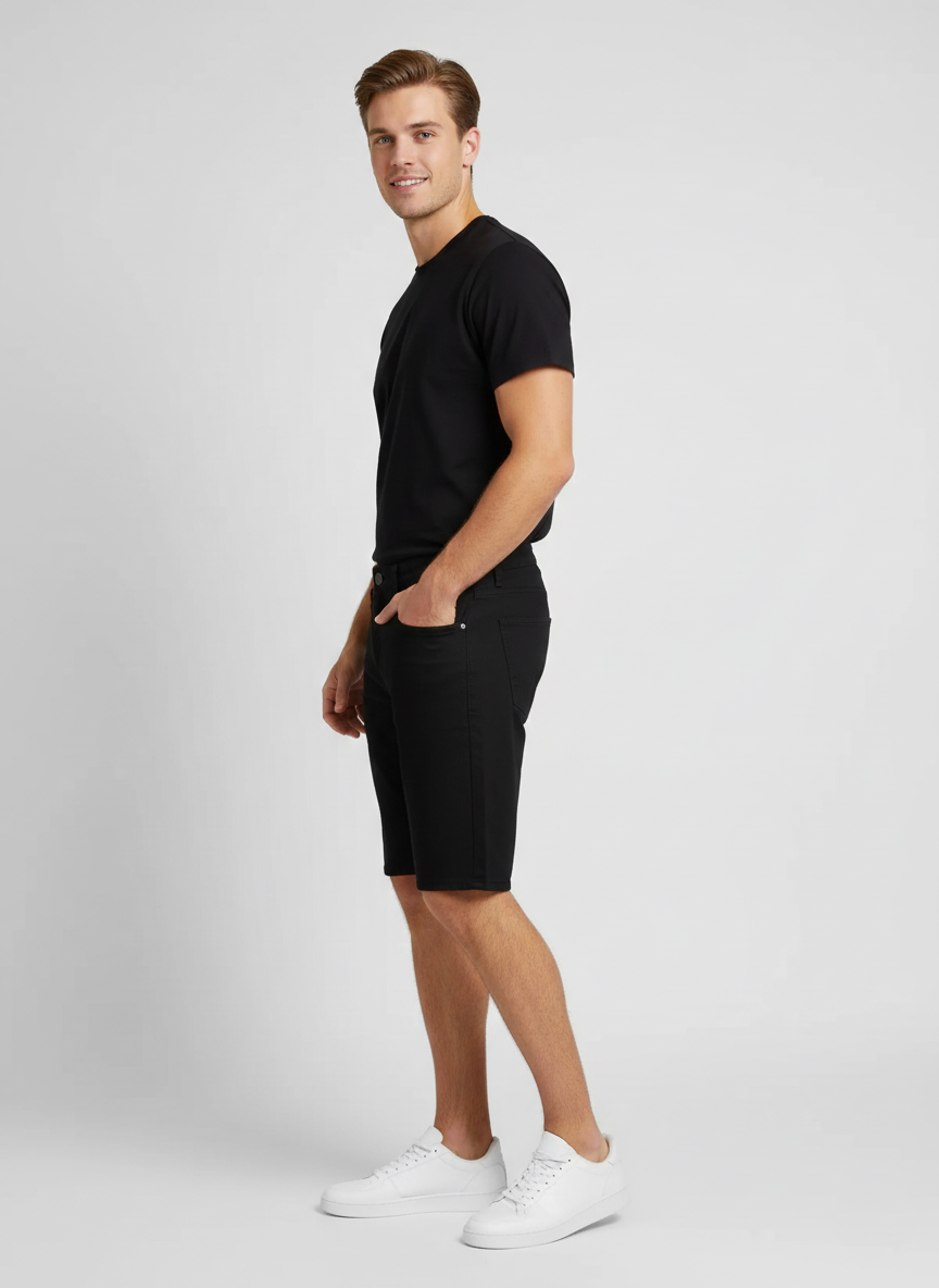 Lime Tree Clothing Inc. – Engroshandel Shorts – Mænd – Lime Tree Denim shorts med lige pasform – Jorts til mænd3