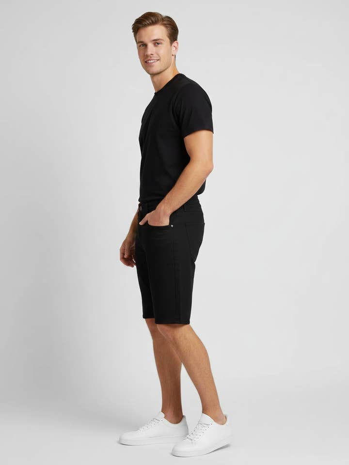 Lime Tree Clothing Inc. – Engroshandel Shorts – Mænd – Lime Tree Denim shorts med lige pasform – Jorts til mænd3