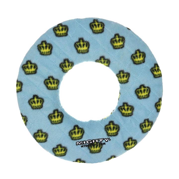 Mighty Ring - Blue, Durable, Squeaky Dog Toy, No Stuffing for wholesale by Tuffy Dog Toys - VIP Products