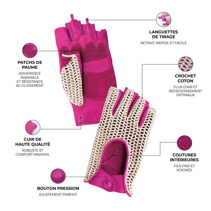 Glove Story - Wholesale Gloves - Women's - Women's scooter/cycle leather gloves-60011L6