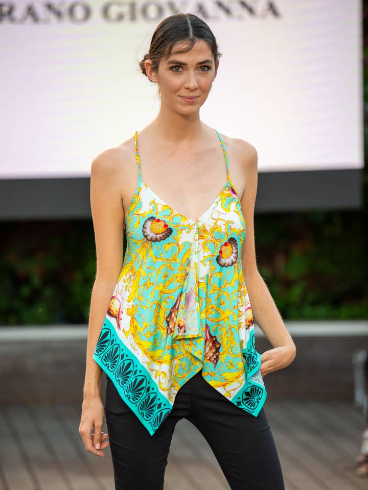 Asymmetric tops for wholesale by A'BIDDIKKIA di Mandarano Giovanna