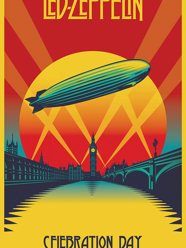 Led Zeppelin - Celebration Day 11x17 Bag and Boarded Poster for wholesale by Pyramid America