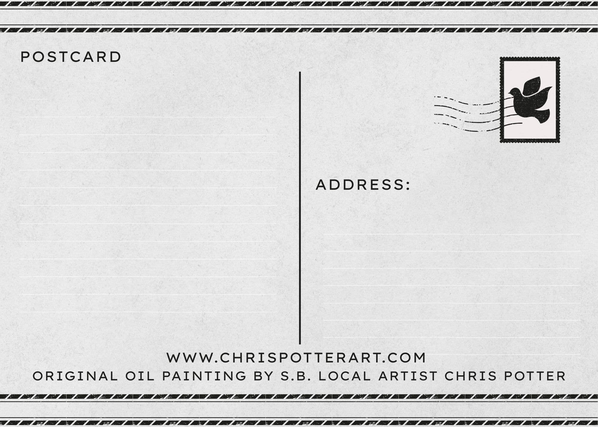 Chris Potter Art - Wholesale Postcard Set - Postcards - Van Goghy - 5 pack6