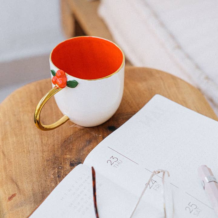 Fleur en Coquina Céramique pour la vente par Minizoo