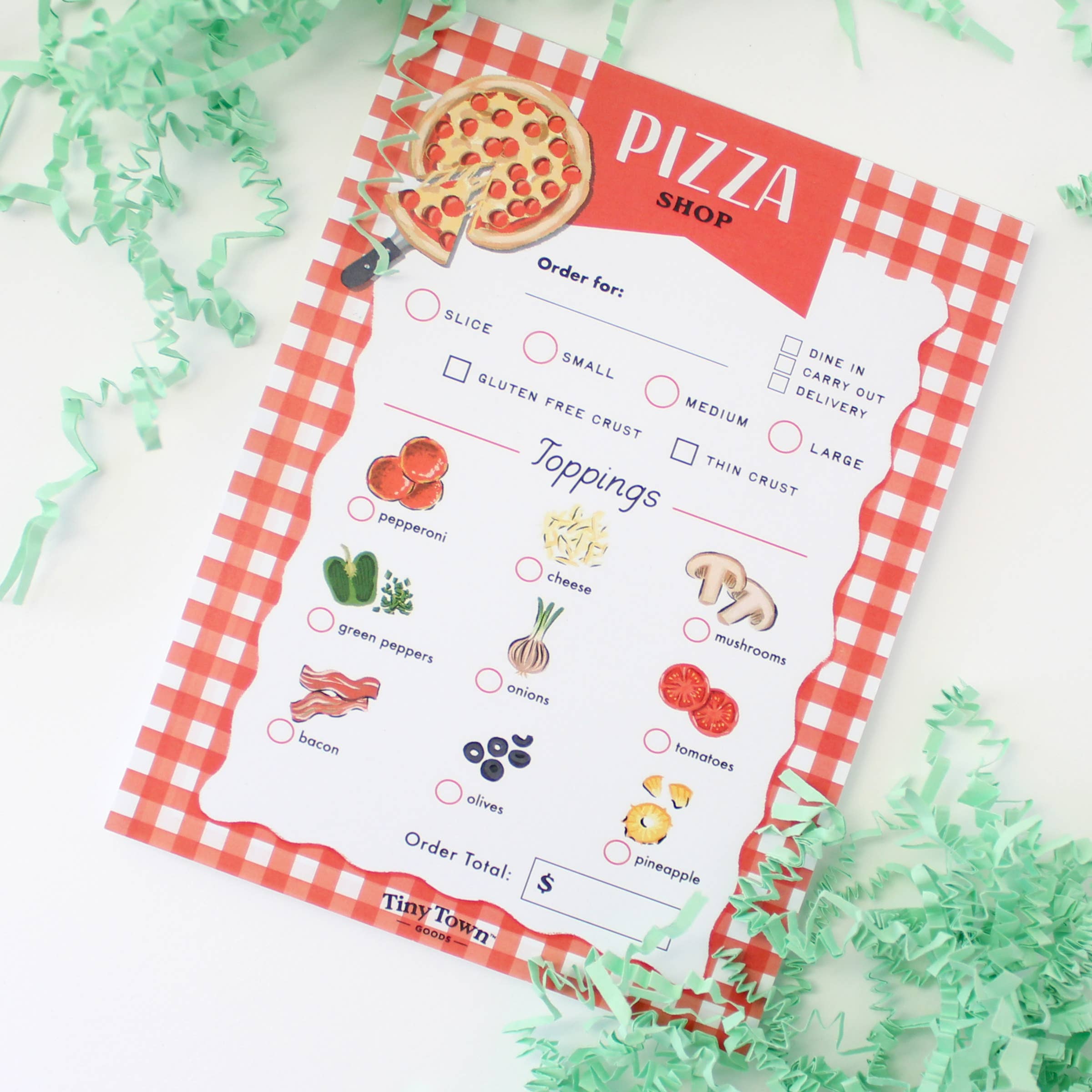 Inklings Paperie – wholesale Notepad – Inklings Tiny Town™ Play Notepad - Pizza Shop8
