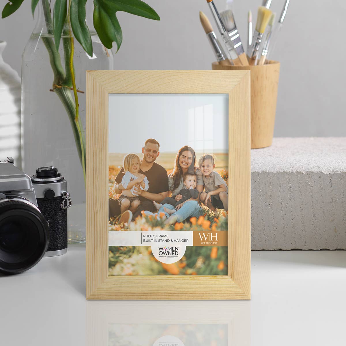 Wexford Home - Wholesale Picture Frame - Photo Frame, Real Wood with Wood Grain, Natural Wood12