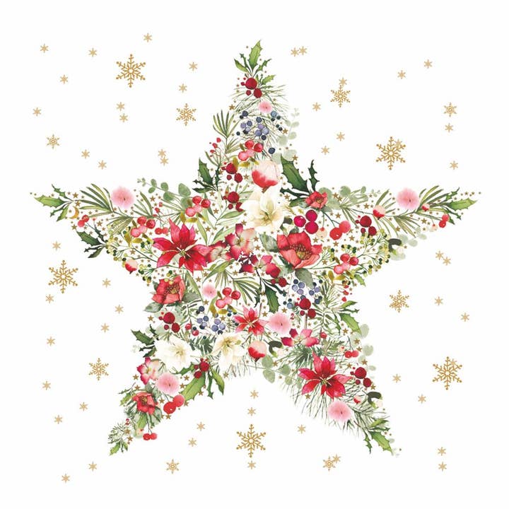 LUNCH- BEAUTIFUL CHRISTMAS STAR for wholesale by Paperproducts Design • Ambiente