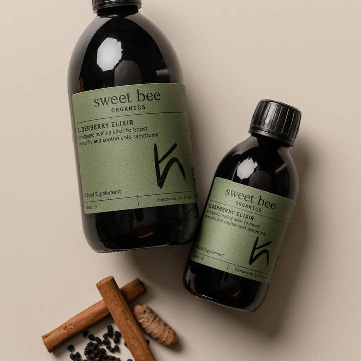 Sweet Bee Organics Ltd - Wholesale Elixir - Elderberry Elixir1