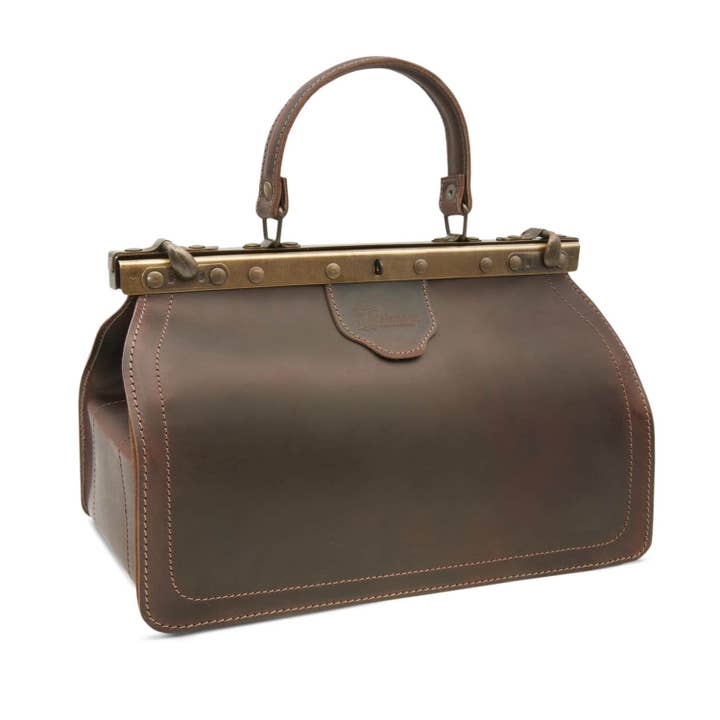 Thielemann Leather Manufacturer – wholesale Väska med handtag – Dam – Läkarkväska ”Santa Maria” med läderfickor21