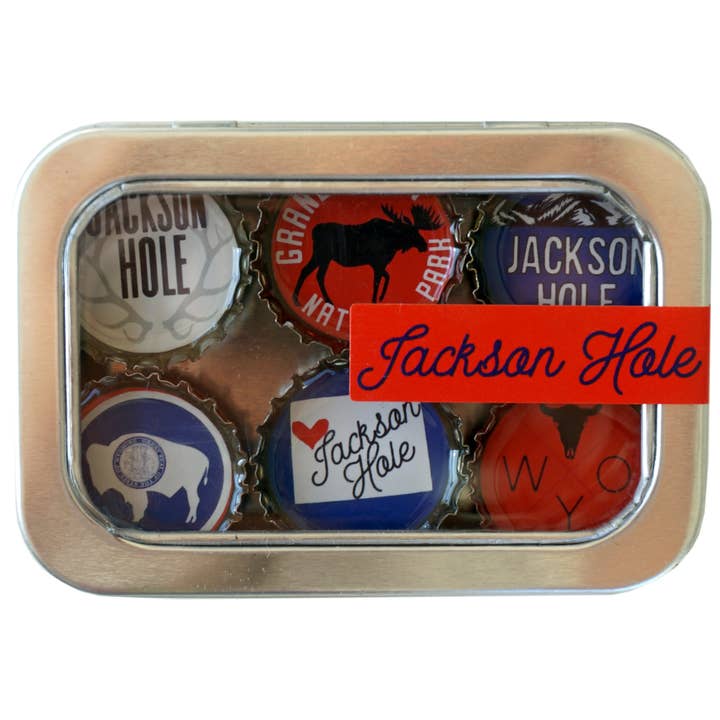 Jackson Hole, Wyoming Magnets for wholesale by Kate's Magnets