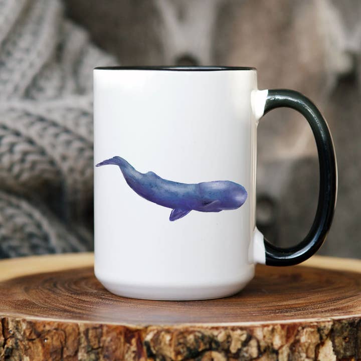 MerikaArt - Wholesale Coffee Mug - Blue Whale Mug4