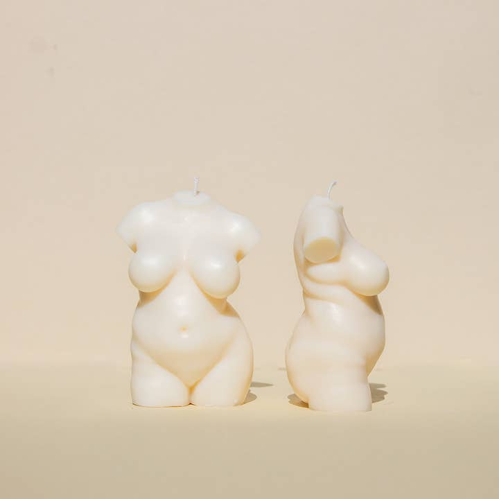 Kvindeligt kropslys | Kropspositive stearinlys | Kate Candle for engroshandel hos Lumi and Lois