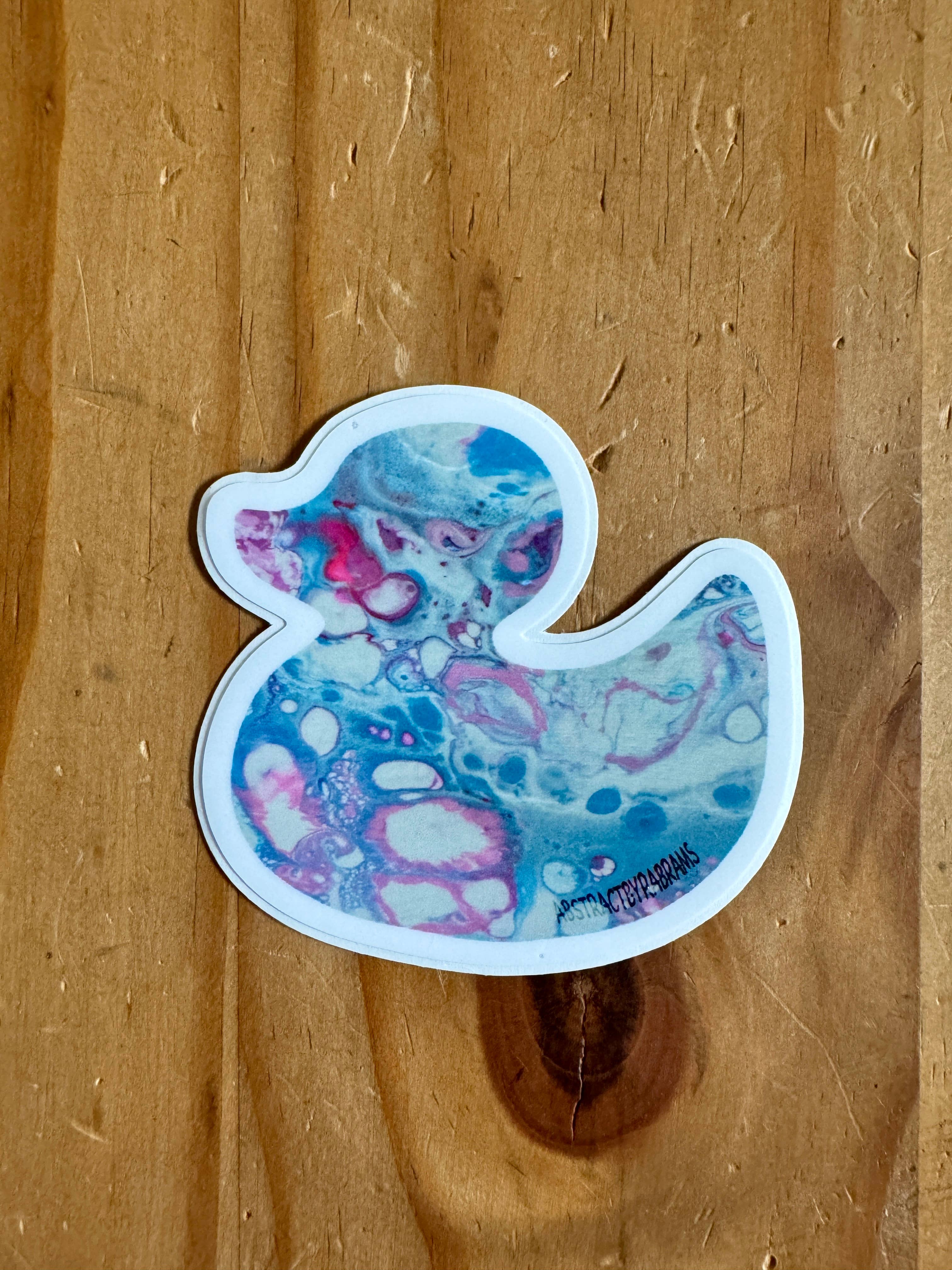 AbstractbyRabrams - Wholesale Sticker - Abstract Pride Flag Duck Sticker LGBTQ 9 Varieties Vinyl17