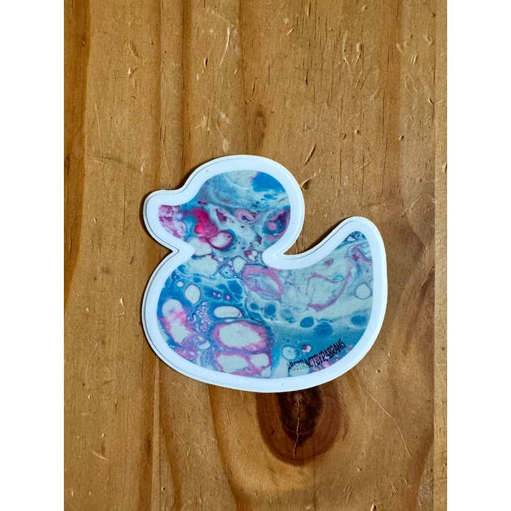 AbstractbyRabrams - Wholesale Sticker - Abstract Pride Flag Duck Sticker LGBTQ 9 Varieties Vinyl17