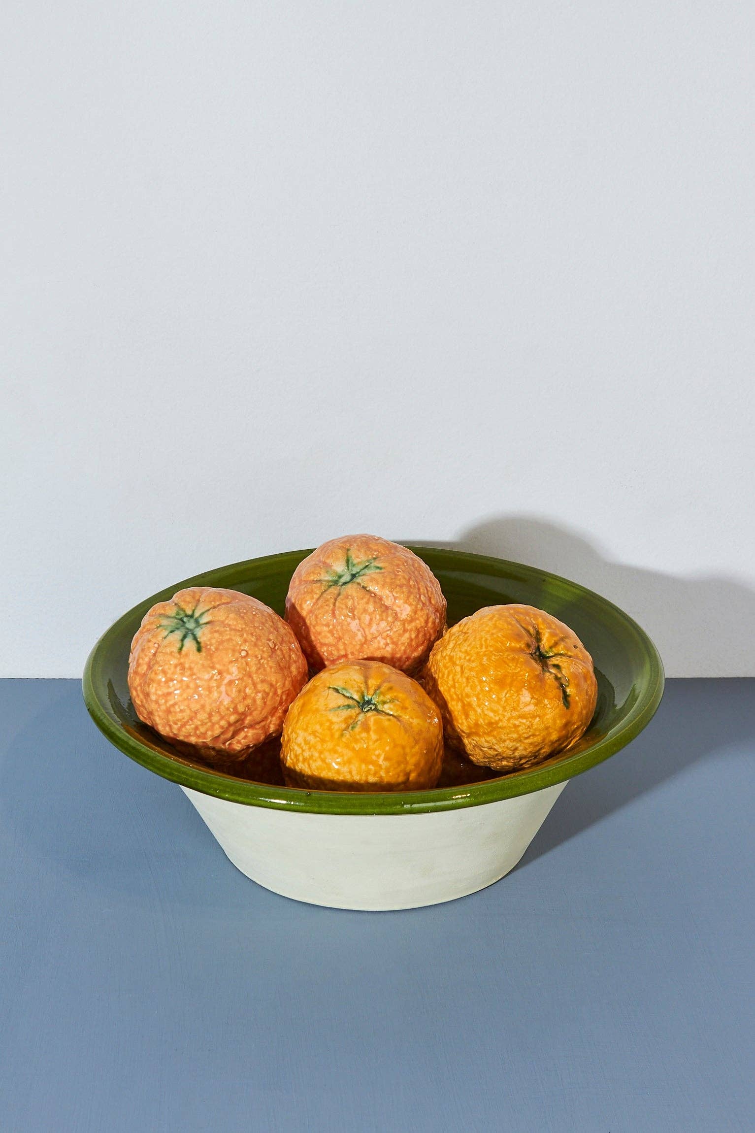 Eturel Madrid - Wholesale Decorative Tabletop Object - Glazed ceramic replica orange1