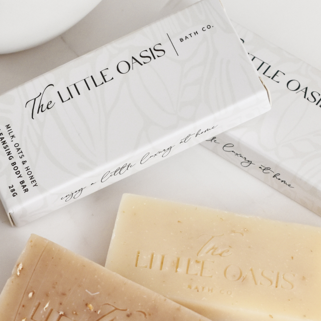 The Little Oasis Bath Co. - Wholesale Bar Soap - CLEANSING BODY BAR - 28G3
