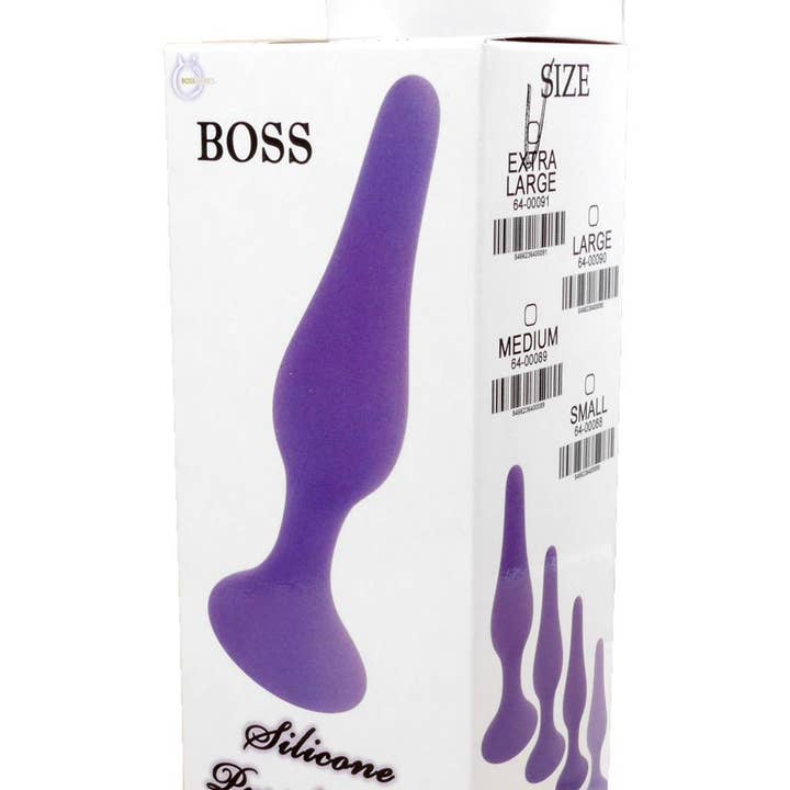 Bossoftoys - 64-00089 - Plug - Lilla - Medium for engroshandel hos Kinky Pleasure