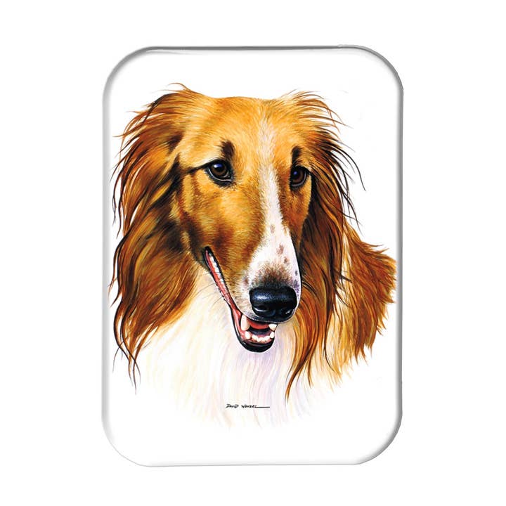 "Borzoi" - 2.5" X 3.5" Rectangle Fridge Magnets for wholesale by Airstrike