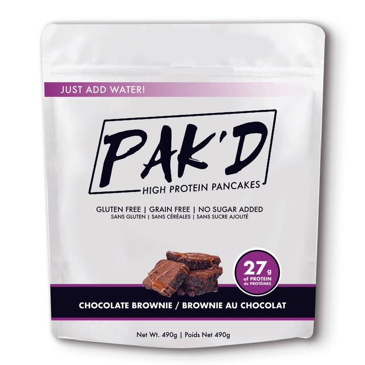 Pak'd Pancakes - Wholesale Pancake Mix - Chocolate Brownie High Protein Pancake Mix
