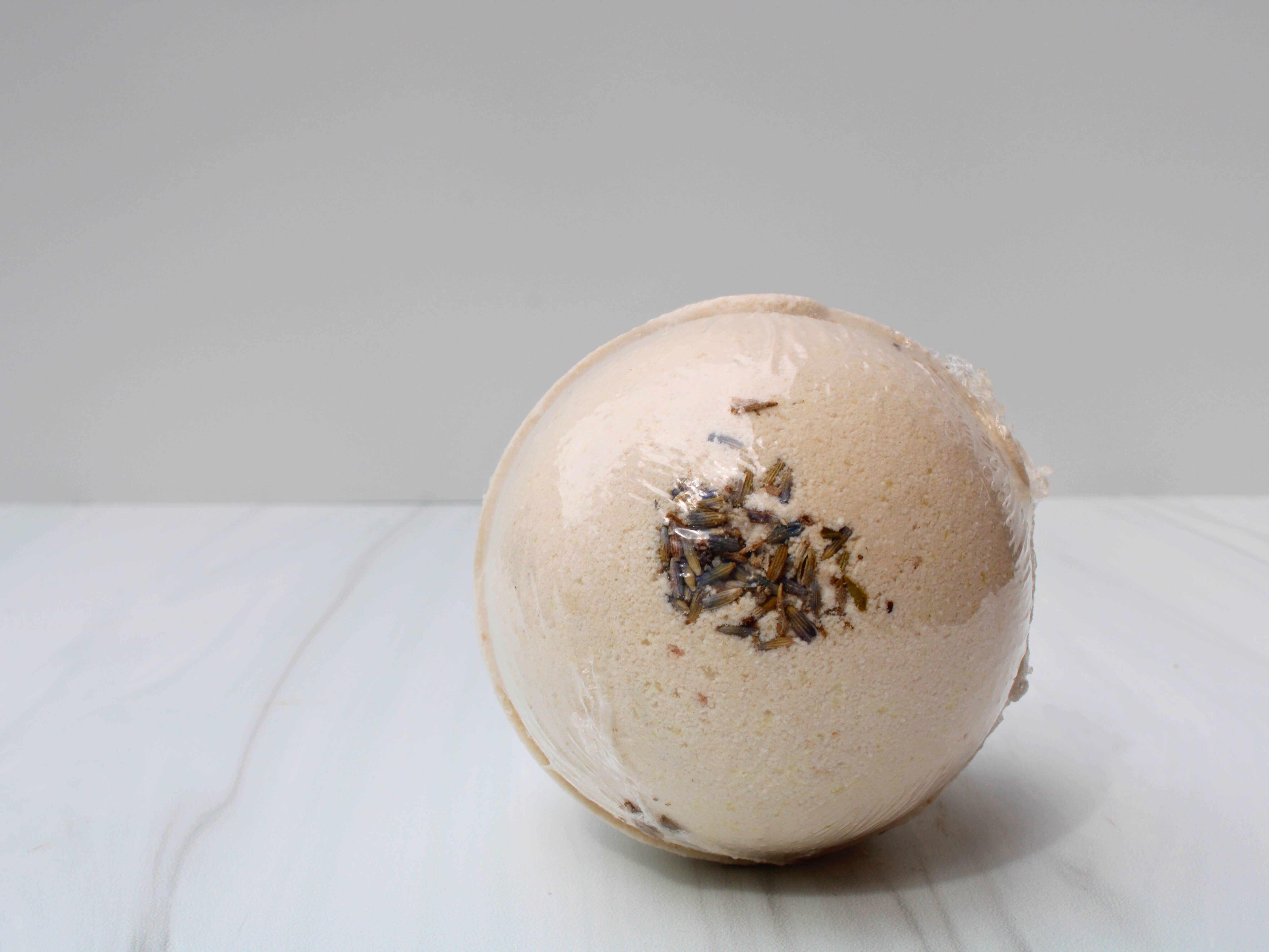 JM Botanicals - Handcrafted Skin Care - Wholesale Bath Bomb/Fizz - Milk & Honey - Soothing Bath Bomb2