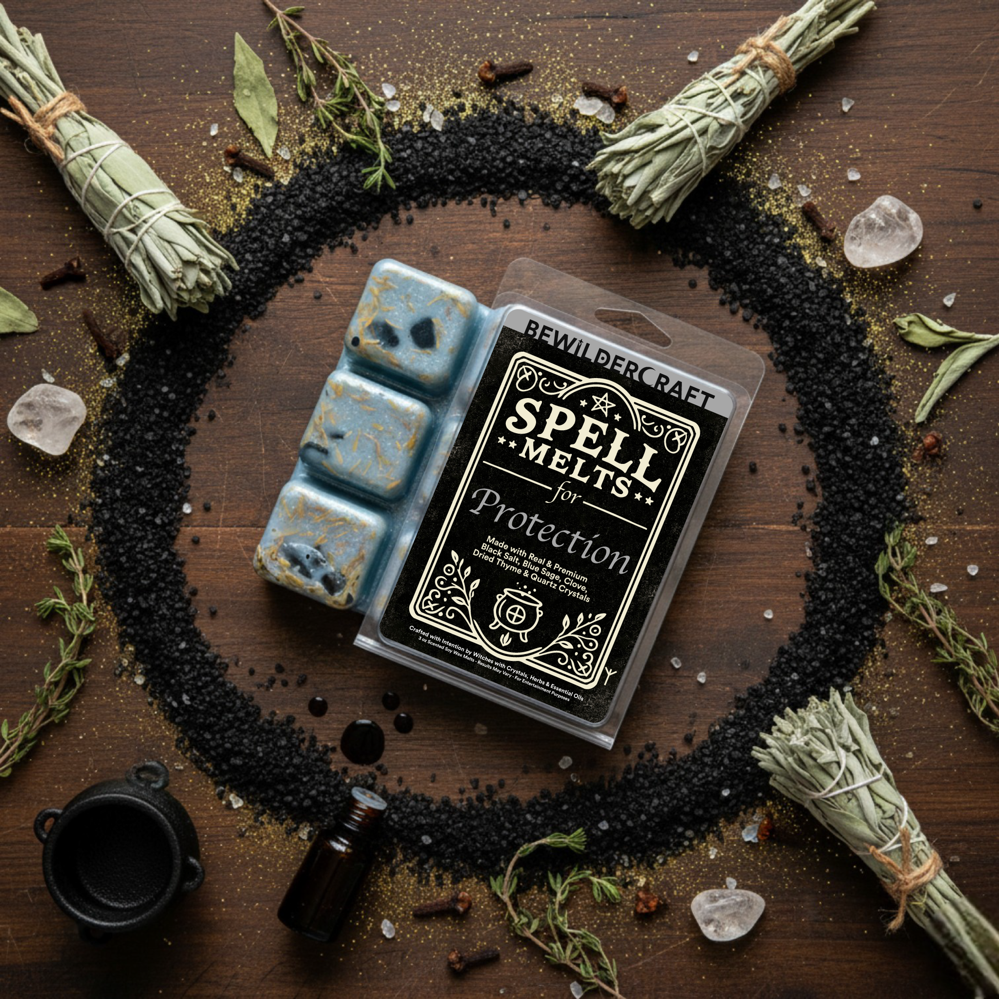 Bewilderment - Wholesale Wax Melt - Spell Melts for Protection Wax Melts1