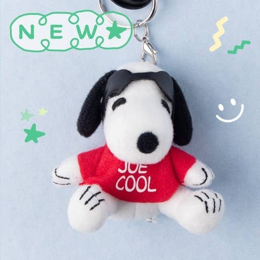K-Wonderland - Wholesale Keychain - Unisex - Peanuts Snoopy Joe Cool Key Chain Bag Charm Ring 5