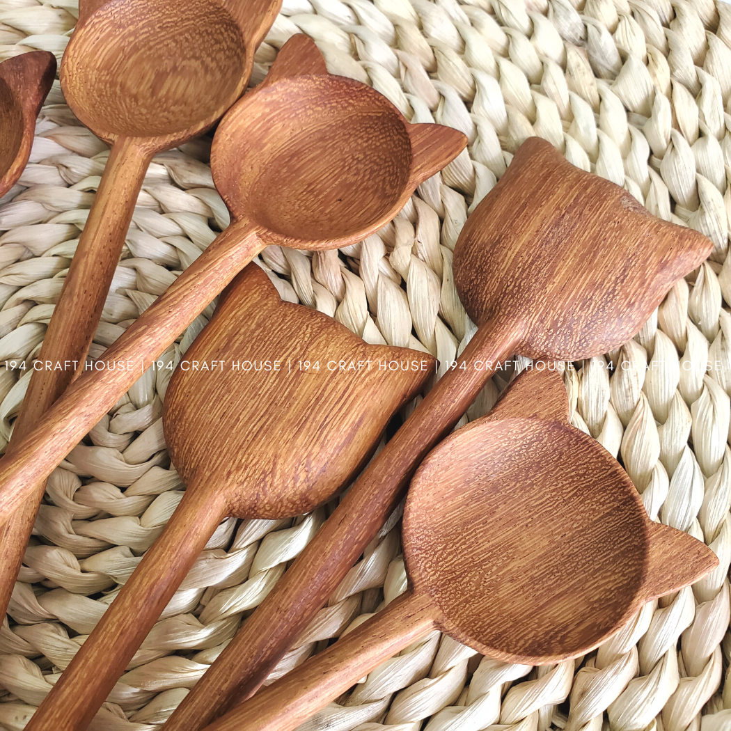 194 Craft House - Wholesale Kitchen Spoon - Hand-Carved Wooden Spoon - Home Decor and Gifts5